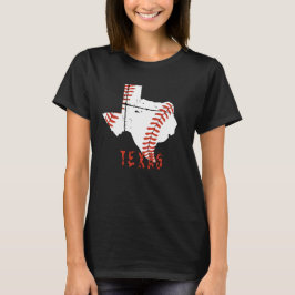 Grunge Texas Baseball T-Shirt