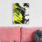 Grunge Textur ausdrucksstarke Pinselstriche Leinwanddruck (Insitu (Wohnzimmer))
