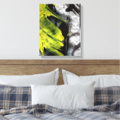 Grunge Textur ausdrucksstarke Pinselstriche Leinwanddruck (Insitu (Schlafzimmer))