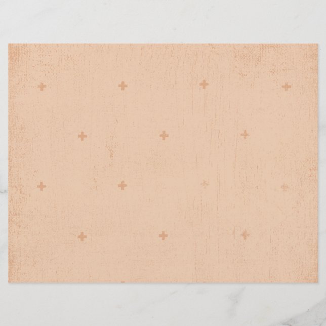 Grunge Textur Beige Hintergrund Junk Journal Papie (Vorderseite)