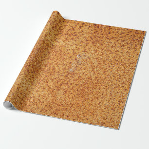 Grunge-Textur des sehr alten rostigen Blechbodens Geschenkpapier