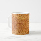 Grunge-Textur des sehr alten rostigen Blechbodens Kaffeetasse (Vorderseite Links)