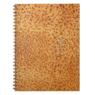Grunge-Textur des sehr alten rostigen Blechbodens Notizblock