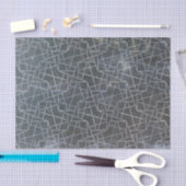 Grunge Texture Decorative Weathered Silver Grau Seidenpapier (Handwerk)