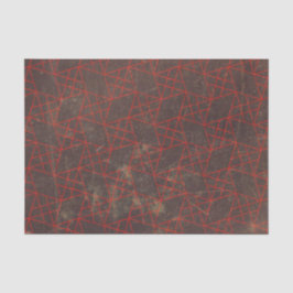 Grunge Texture Elegant Classy Weathered Red Gray Seidenpapier