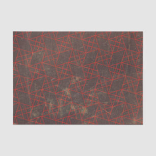 Grunge Texture Elegant Classy Weathered Red Gray Seidenpapier