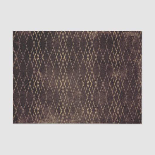 Grunge Texture Elegant Klasse Chic Weathered Brown Seidenpapier (Vorderseite)