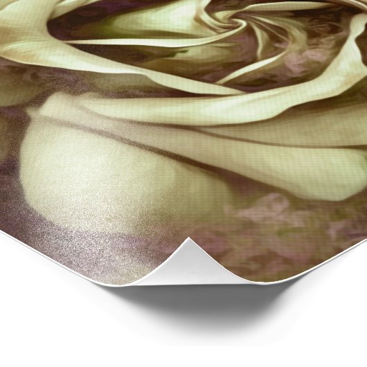 Grunge Texture Painted Rose Foto Print (Ecke)