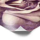 Grunge Texture Painted Rose Foto Print (Ecke)