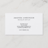 Grunge Texture Visitenkarte (Rückseite)