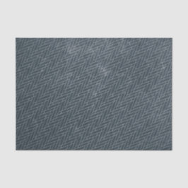 Grunge Textured Geometric Decorative Blue Gray Seidenpapier
