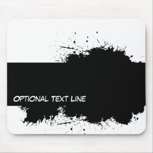 Grunge-Tintenflecken-Vorlage-Mauspad Mousepad