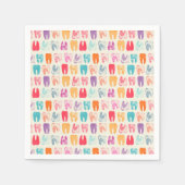 Grunge Tooth Pattern Serviette (Vorderseite)