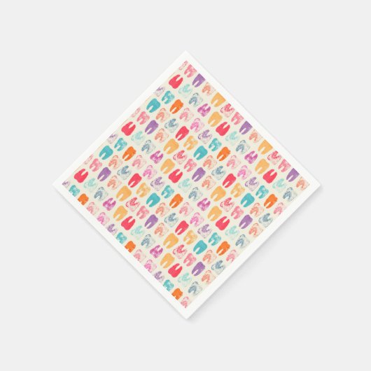 Grunge Tooth Pattern Serviette (Ecke)