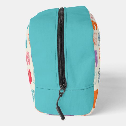 Grunge Tooth Pattern Waschbeutel (Rechts)