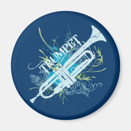 Grunge Trumpet Magnet (Vorne)