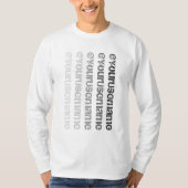 Grunge-Twitter-Shirt T-Shirt (Vorderseite)