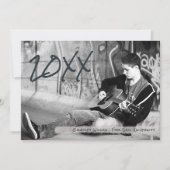 Grunge Typ Grad High School Uni Foto Ankündigung (Vorderseite)