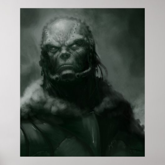 Grunge Typ Posters Poster (Vorne)