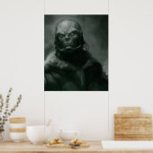 Grunge Typ Posters Poster (Küche)