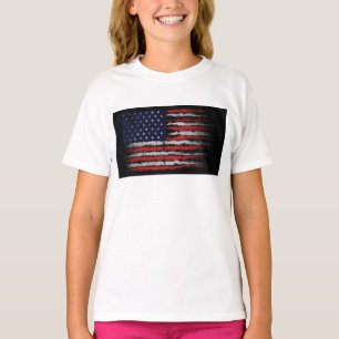Grunge U.S.A.-Abzeichen T-Shirt