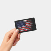 Grunge U.S.A.-Flagge Ausweis (Handheld)