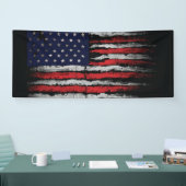 Grunge U.S.A.-Flagge Banner (Messe)