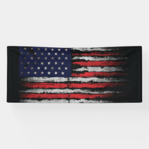Grunge U.S.A.-Flagge Banner
