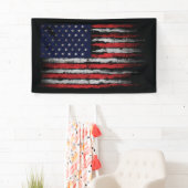 Grunge U.S.A.-Flagge Banner (Insitu)