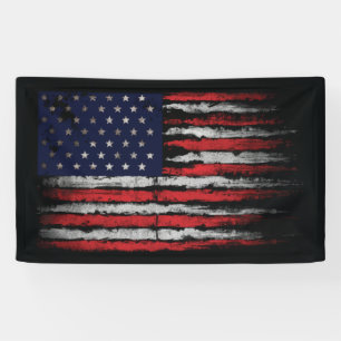 Grunge U.S.A.-Flagge Banner