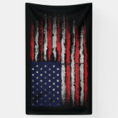Grunge U.S.A.-Flagge Banner (Vertikal)