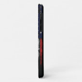 Grunge U.S.A.-Flagge Case-Mate iPhone Hülle (Hinten/Links)