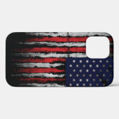 Grunge U.S.A.-Flagge Case-Mate iPhone Hülle (Rückseite (Horizontal))
