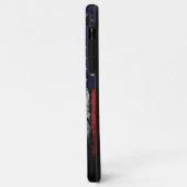 Grunge U.S.A.-Flagge Case-Mate iPhone Hülle (Hinten/Links)