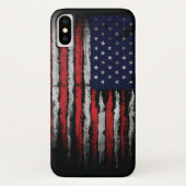 Grunge U.S.A.-Flagge Case-Mate iPhone Hülle (Rückseite)