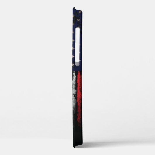 Grunge U.S.A.-Flagge Case-Mate iPhone Hülle (Rückseite / Links)