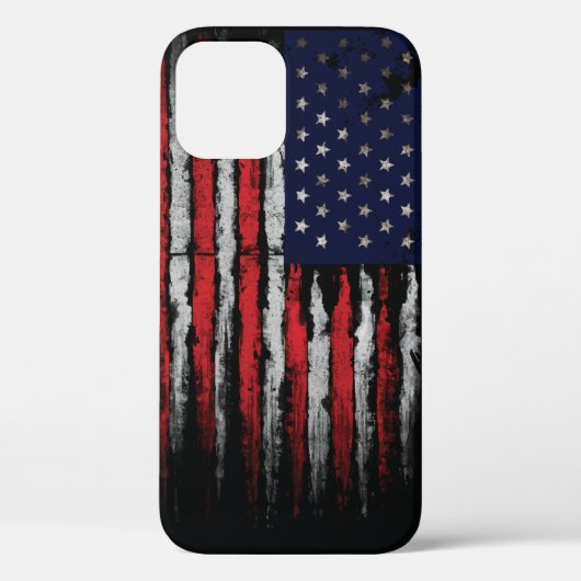 Grunge U.S.A.-Flagge Case-Mate iPhone Hülle (Rückseite)