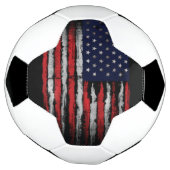 Grunge U.S.A.-Flagge Fußball (Gedreht)