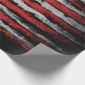 Grunge U.S.A.-Flagge Geschenkpapier (Ecke)