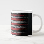 Grunge U.S.A.-Flagge Jumbo-Tasse (Rechts)