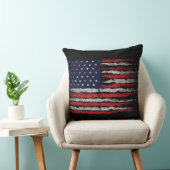 Grunge U.S.A.-Flagge Kissen (Stuhl )