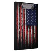 Grunge U.S.A.-Flagge Klemmbrett (Rechts)