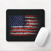Grunge U.S.A.-Flagge Mousepad (Mit Mouse)