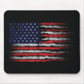 Grunge U.S.A.-Flagge Mousepad (Vorne)