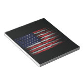 Grunge U.S.A.-Flagge Notizblock (angewinkelt)