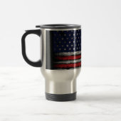 Grunge U.S.A.-Flagge Reisebecher (Links)