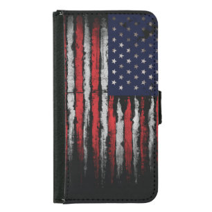 Grunge U.S.A.-Flagge Geldbeutel Hülle Für Das Samsung Galaxy S5