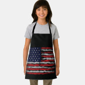 Grunge U.S.A.-Flagge Schürze (Insitu)