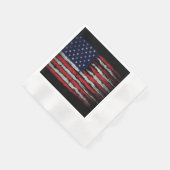 Grunge U.S.A.-Flagge Serviette (Ecke)