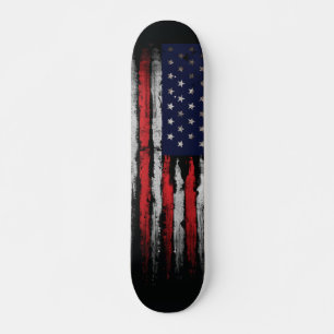 Grunge U.S.A.-Flagge Skateboard